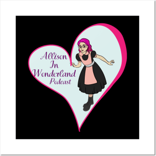 Allison in Wonderland Mental Health Podcast Posters and Art